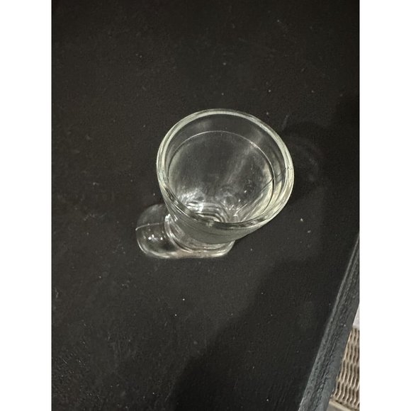 MOD DEP Glass Boot Toothpick Holder Bar Shot Vintage Italy Vase Clear - Picture 3 of 7